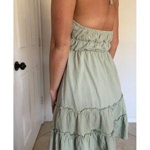 Sage green dress